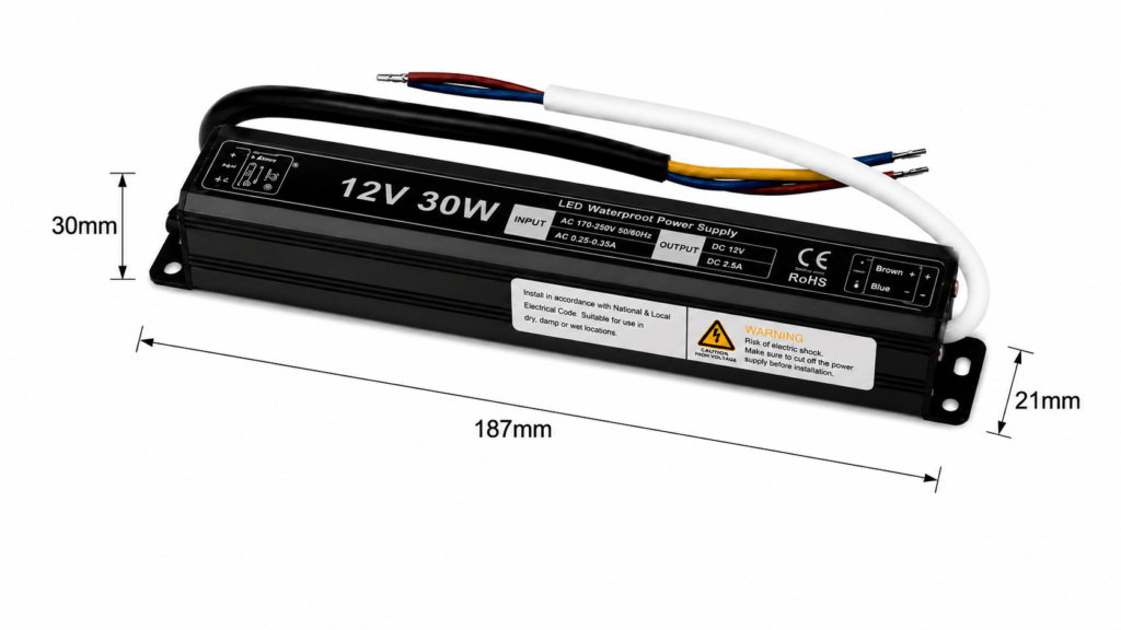 led power supply 30 watt 12 volt