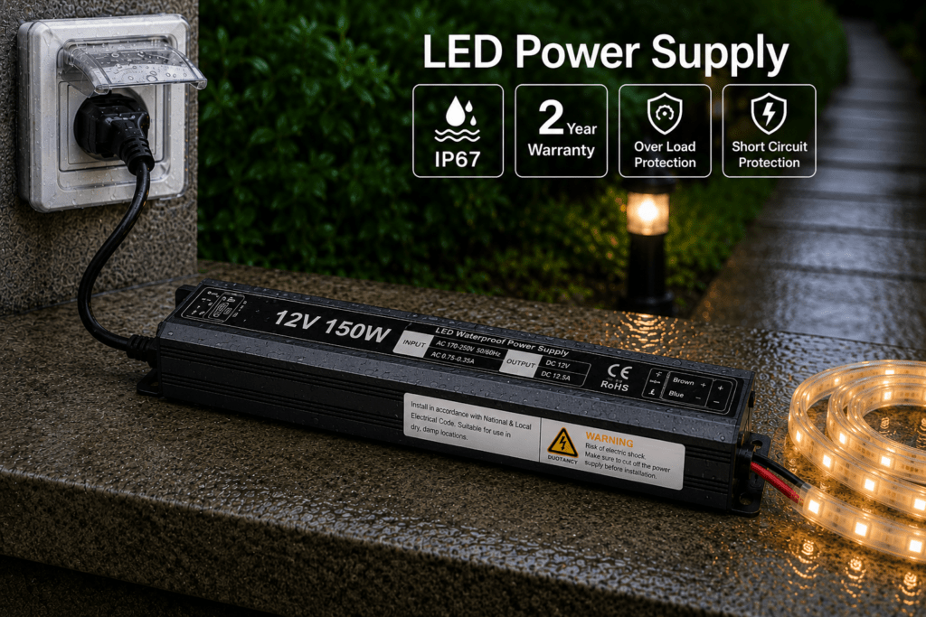 led power supply 150 watt 12 volt