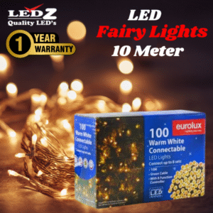 string light / 100 led fairy lights / 10m connectable / warm white