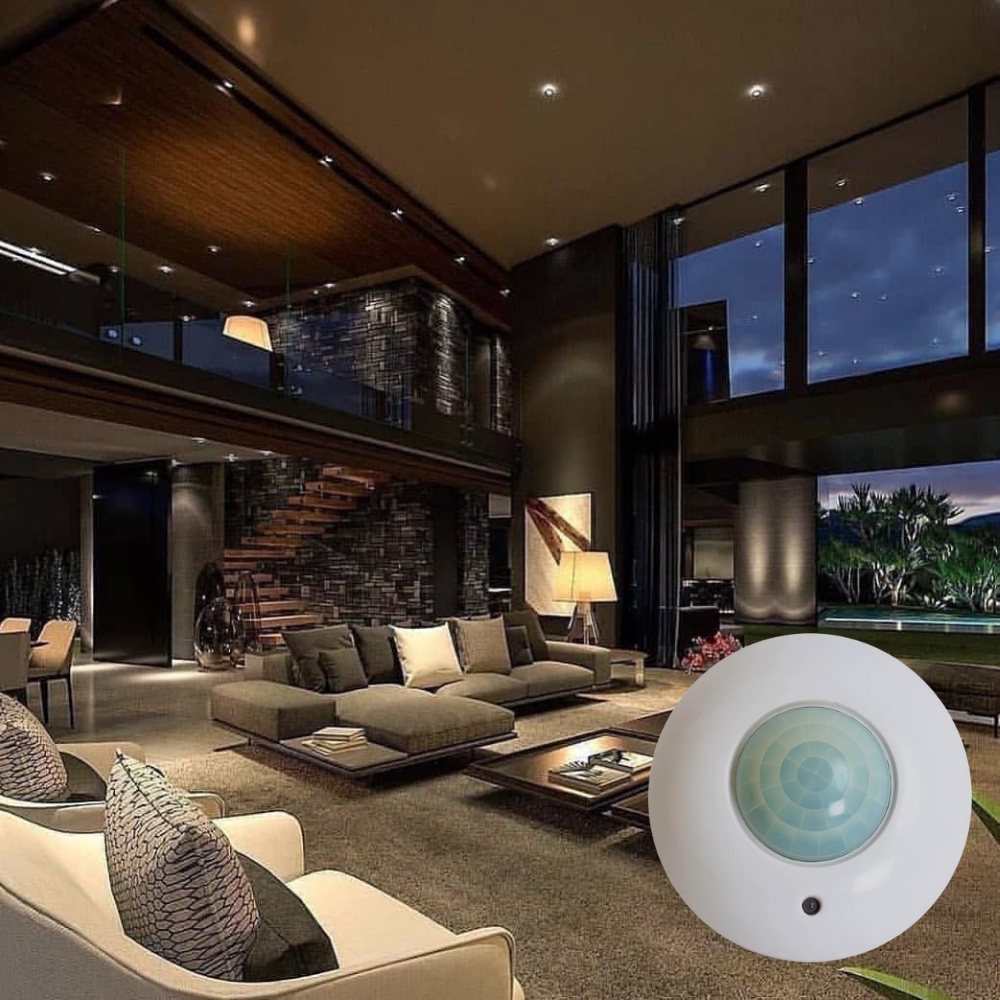 LED Motion Sensor / Indoor Use / Infrared / 220V / 180° Angle / 5 Amp