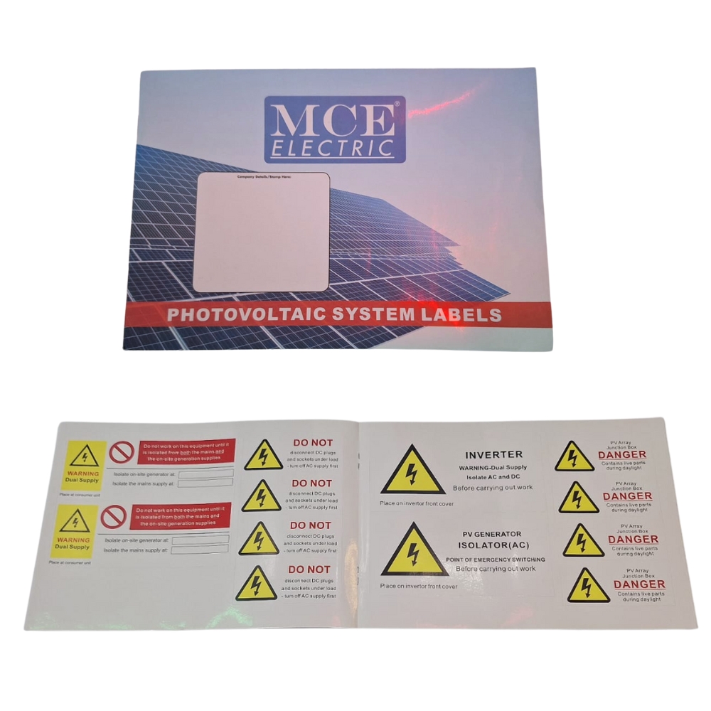 Solar Label Book