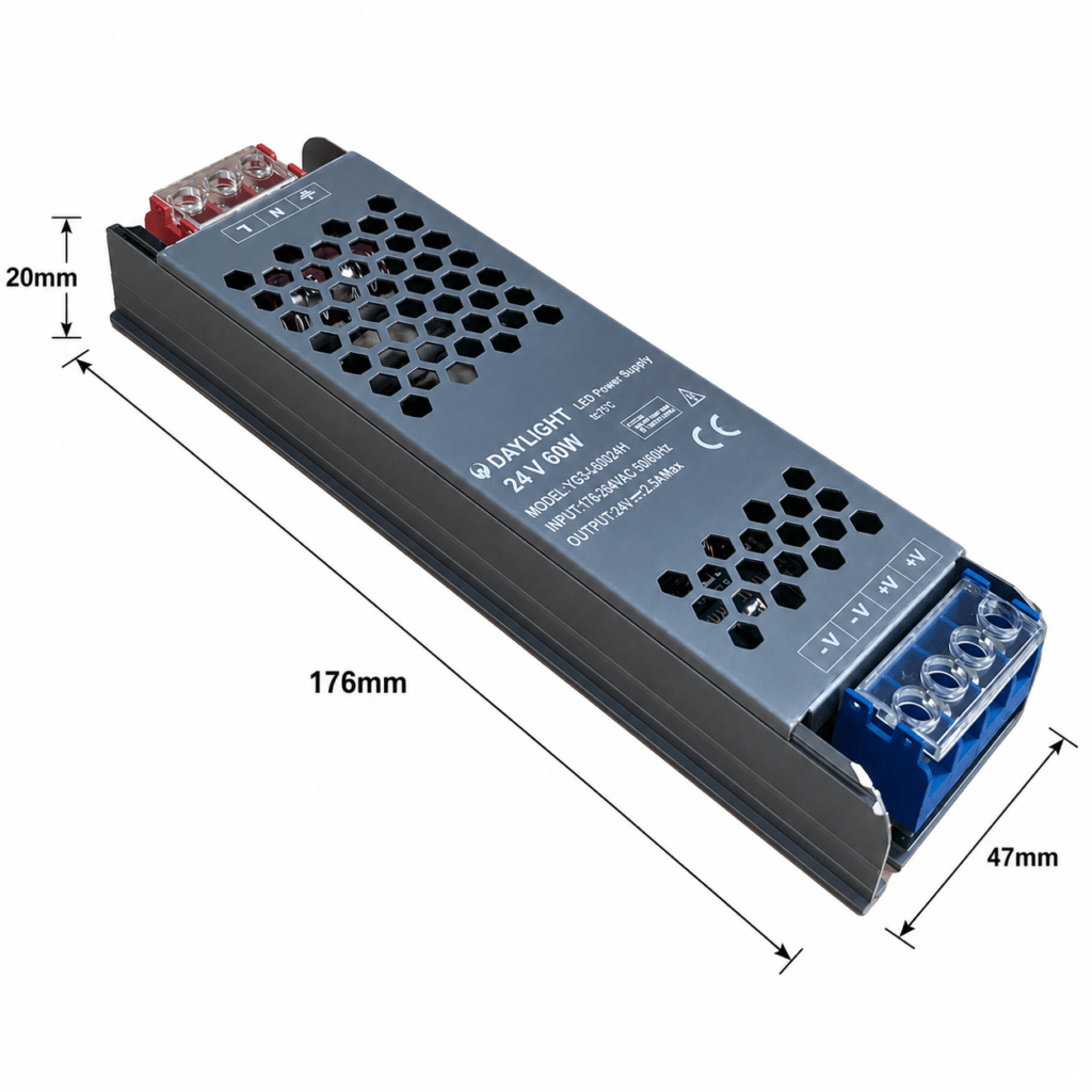 led power supply 100 watt 24 volt