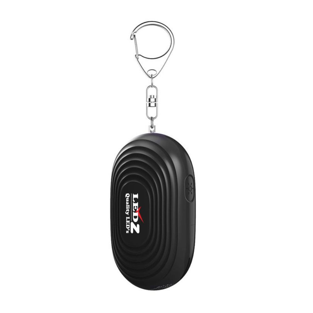 this Image shows a personal black alarm