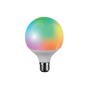 this Image shows a rgb led e27 g95 lamp