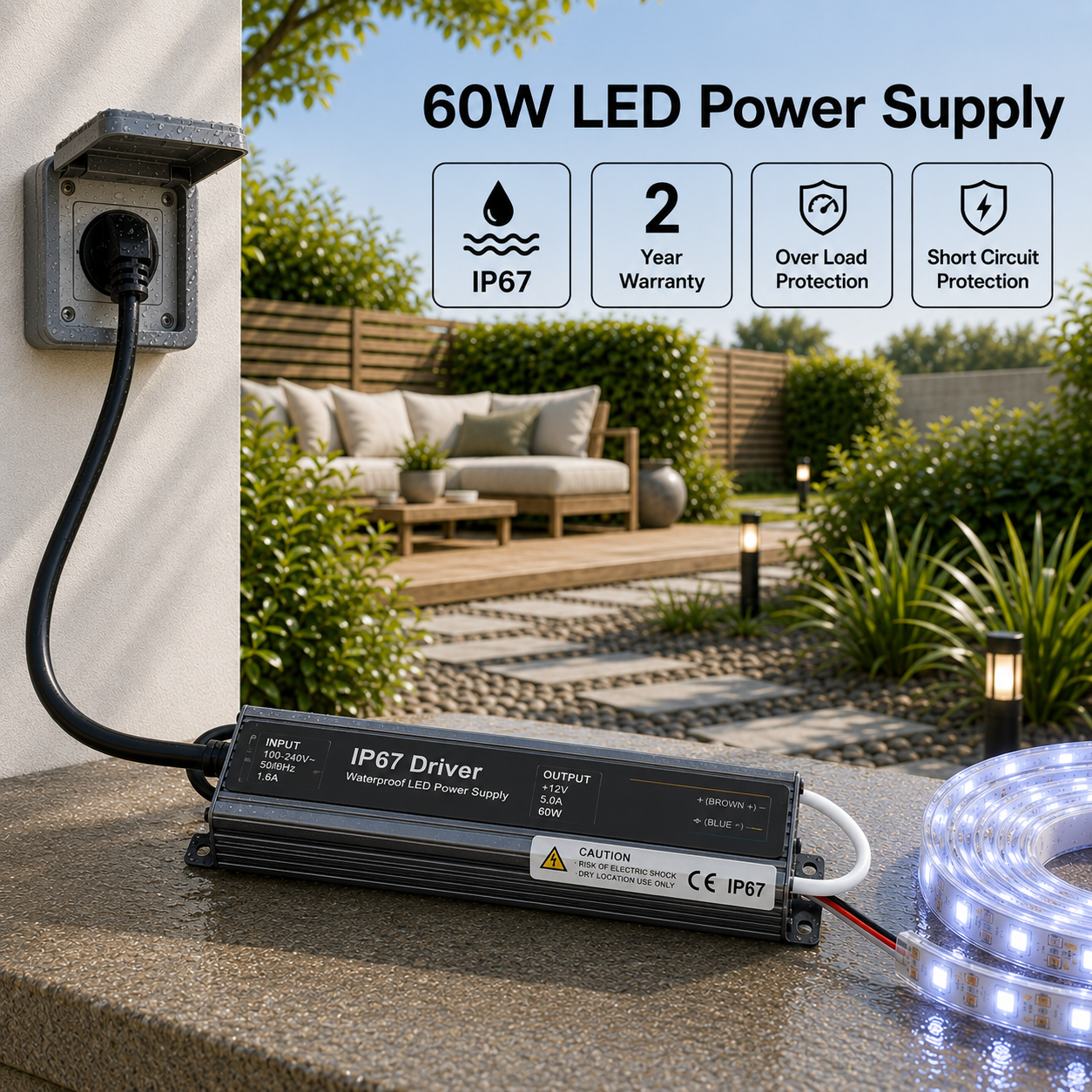 led power supply 30 watt 24 volt