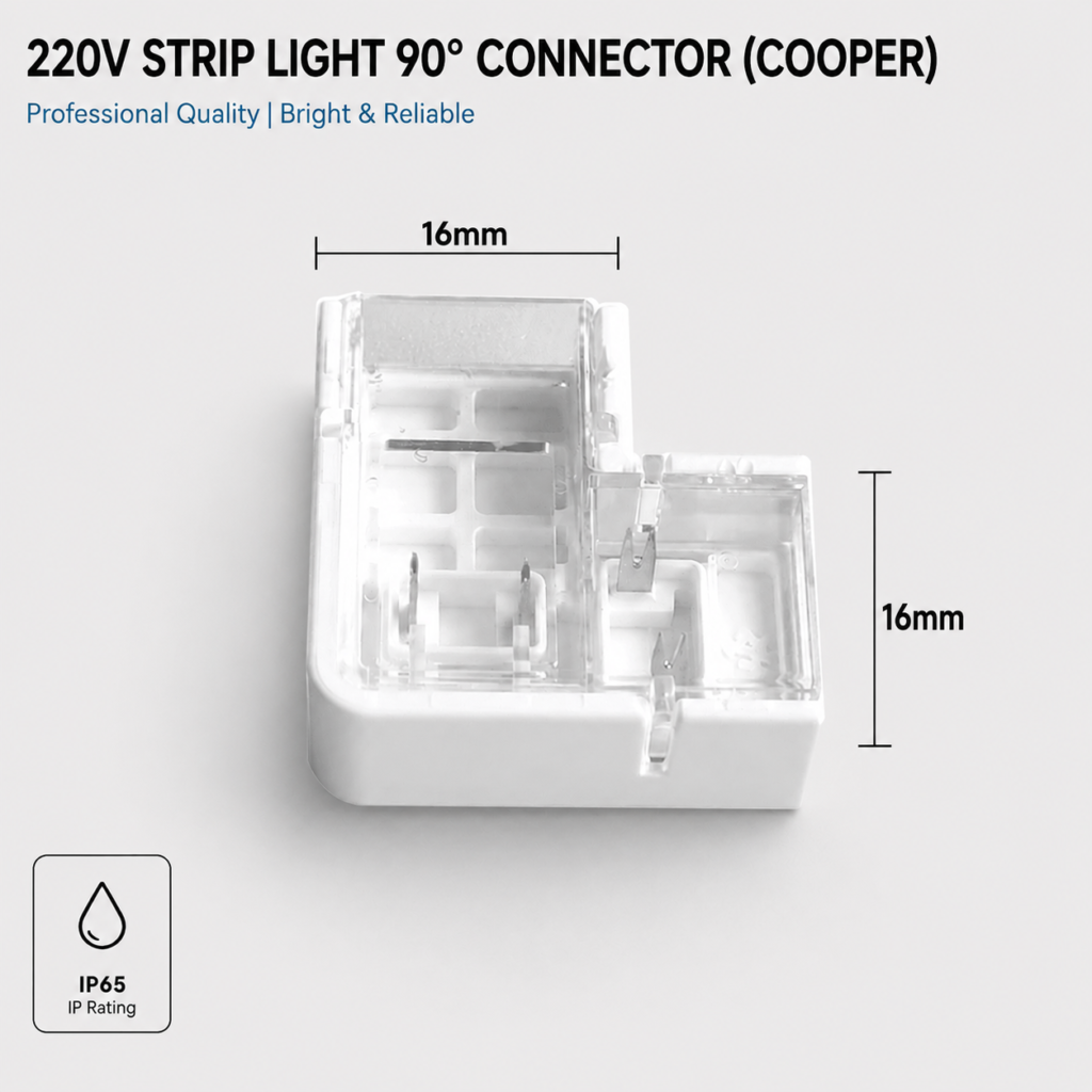 fast l seamless connector strip to strip for 8mm cob/smd strip (copy)